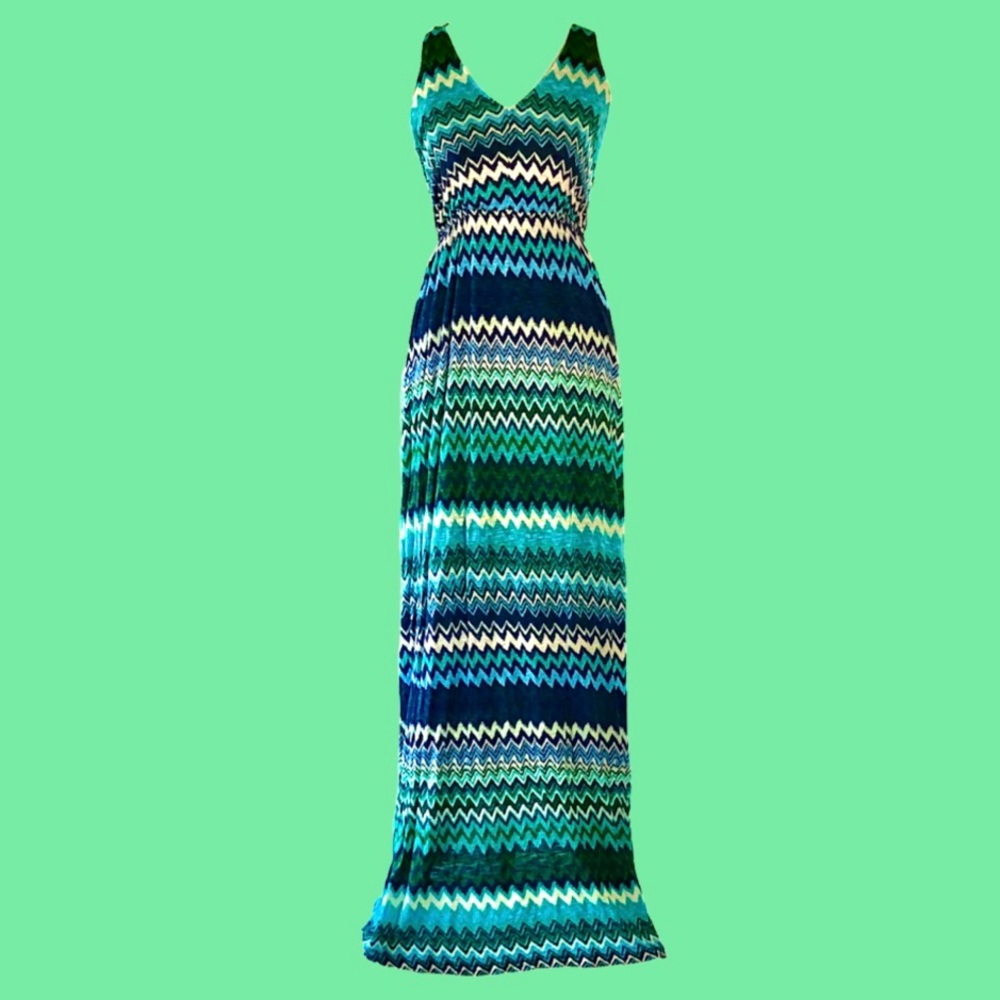 Anthropologie The Addison Story Chevron Maxi Dress